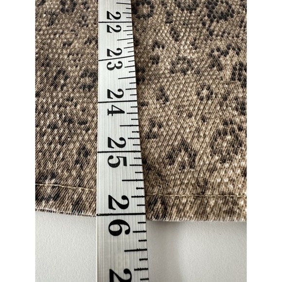 New FRAME Jeans Women's Size 29  Le Crop Mini Boot  Snake Animal Print Stretch - Picture 11 of 11